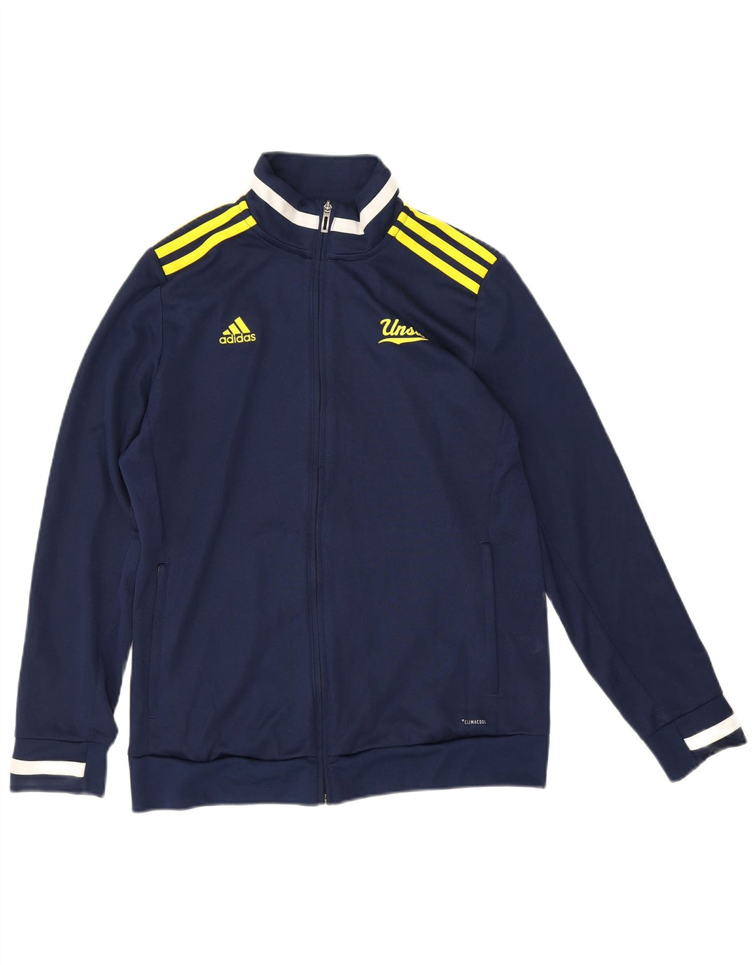 Giacca da uomo Adidas Climacool Top Jacket Large Blu Navy Colourblock
