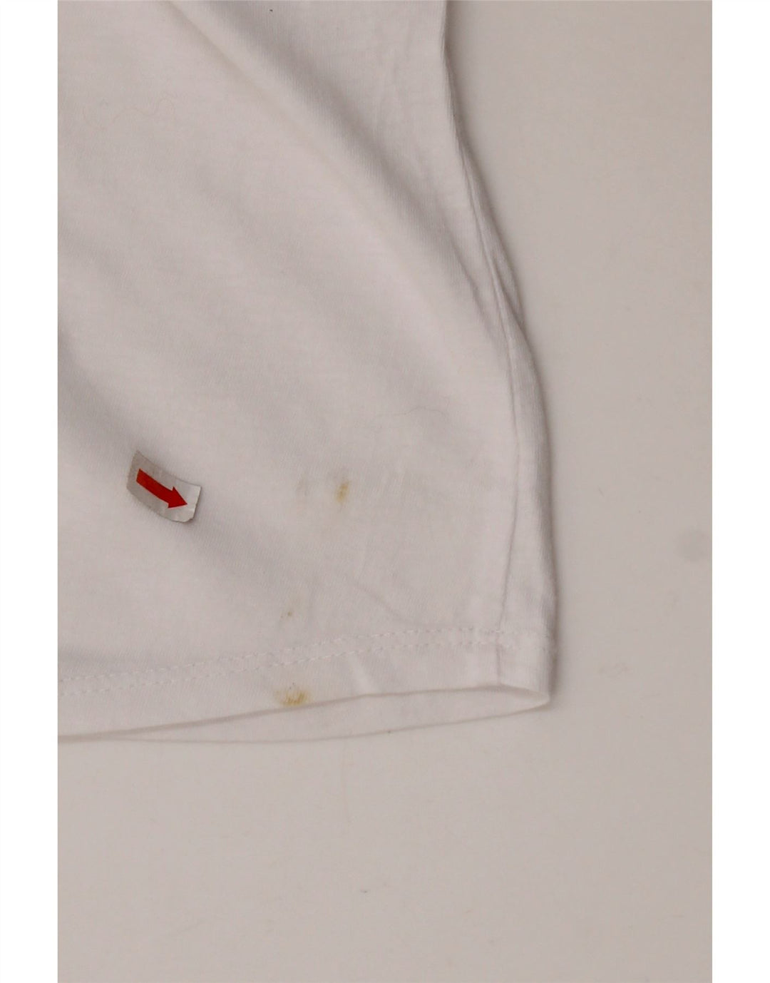 T-shirt grafica corta da donna AVIREX Top UK 22 2XL cotone bianco