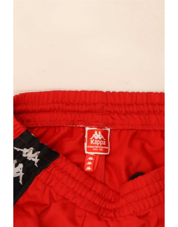 Pantaloni da tuta con grafica Kappa da uomo Joggers Medium Red Colourblock