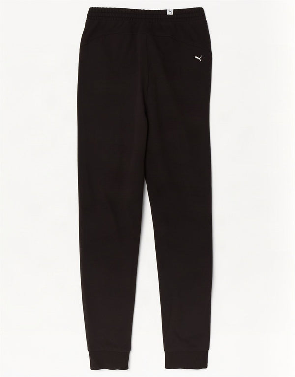Pantaloni da tuta da donna Puma Joggers UK 8 Small Black Cotton
