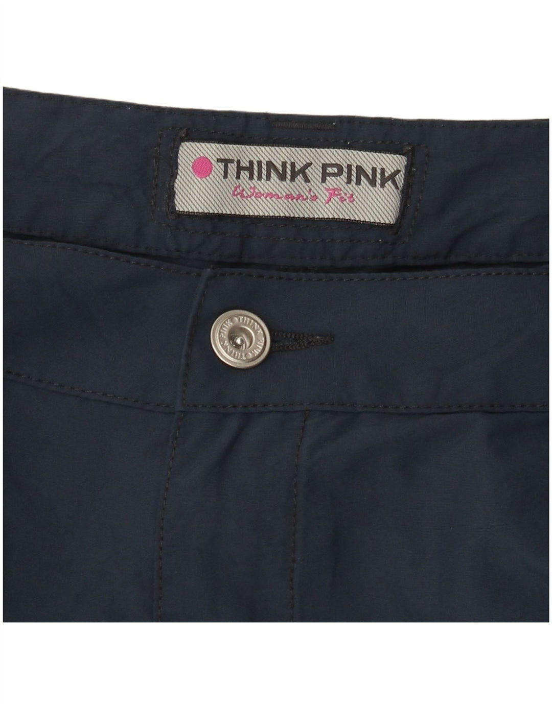 Pantaloncini cargo da donna THINK PINK W30 medio blu navy