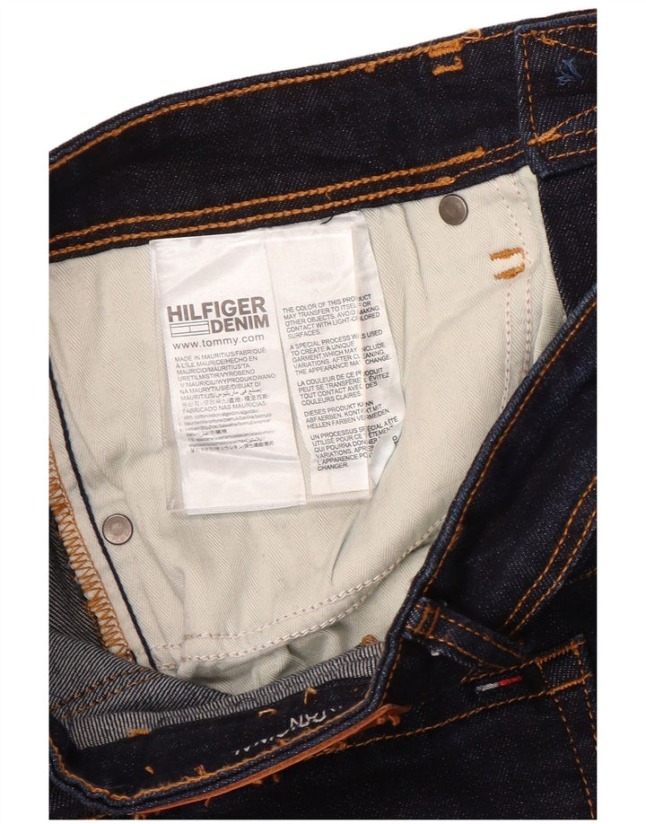 Jeans bootcut da donna Tommy Hilfiger W30 L39 cotone blu navy