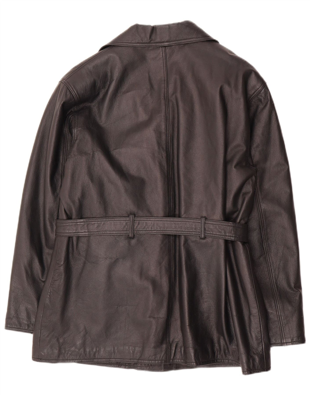 Giacca in pelle da donna Canda UK 16 grande in pelle nera