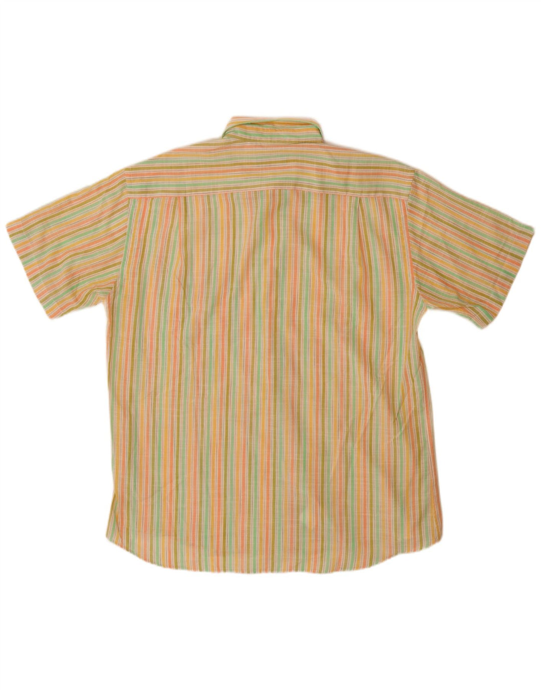 Camicia a maniche corte da uomo Pierre Cardin taglia 42 grande a righe multicolore