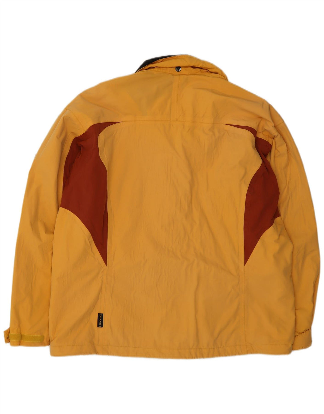 Giacca antipioggia oversize da donna Jack Wolfskin UK 18 XL Colorblock giallo