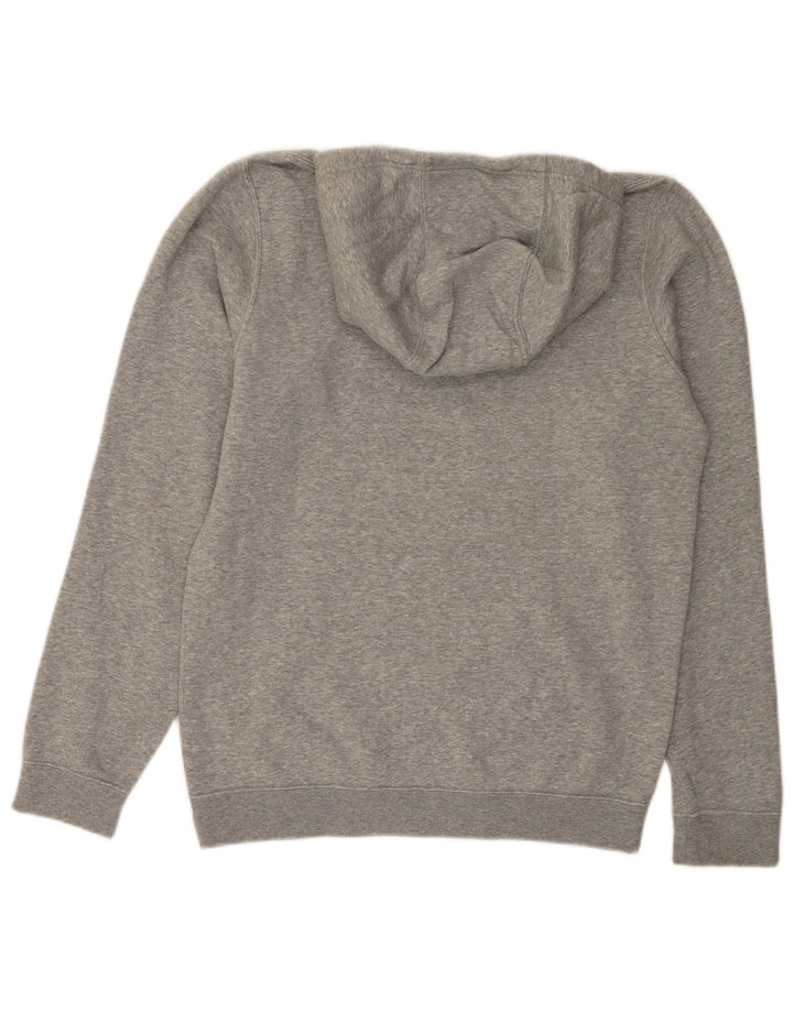 Felpa con cappuccio da uomo Nike Small in cotone chiazzato grigio