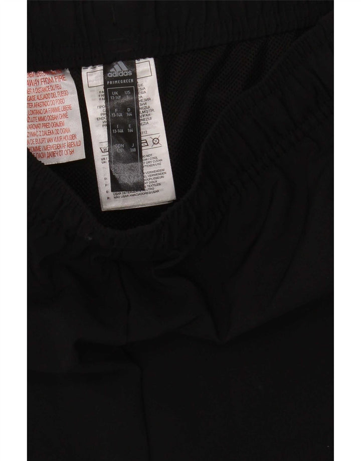 Pantaloncini sportivi Adidas da ragazzo 13-14 anni in poliestere nero