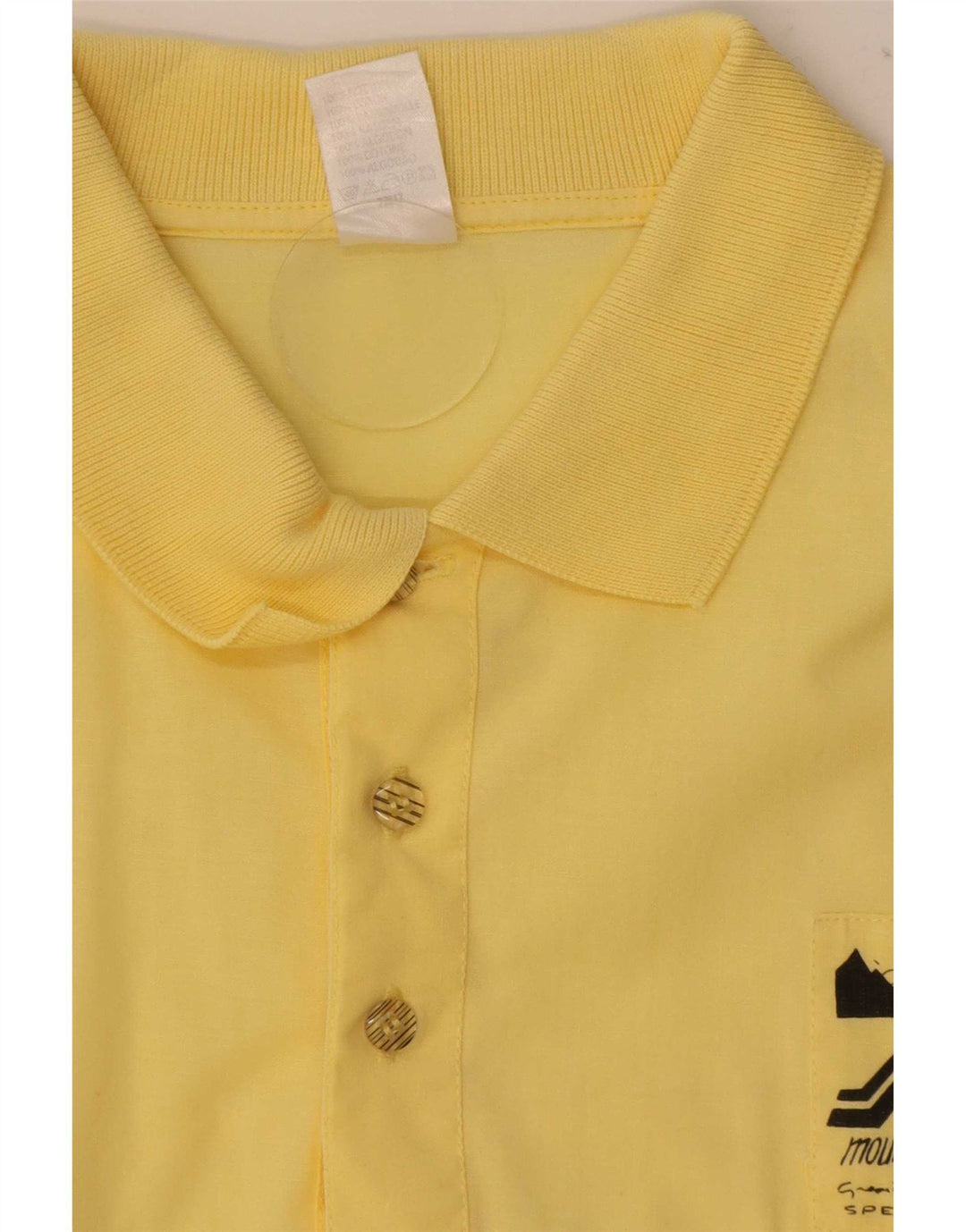 Camicia pullover grafica da uomo a maniche corte C&A, cotone a righe grandi gialle