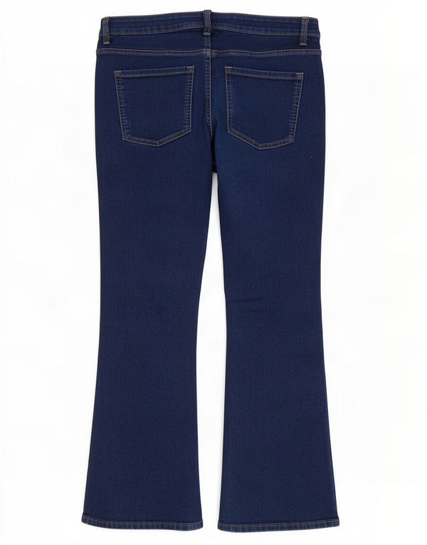 Marks & Spencer Womens Regular Bootcut Jeans UK 16 Large W36 L29 Blue