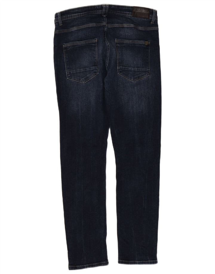 Jeans slim da uomo Zara EU 44 Large W34 L31 Blu