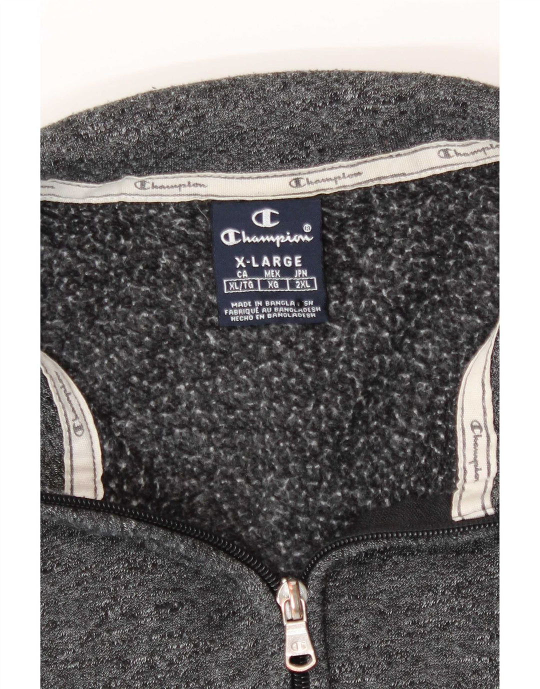Giacca da tuta da uomo Champion XL grigia chiazzata
