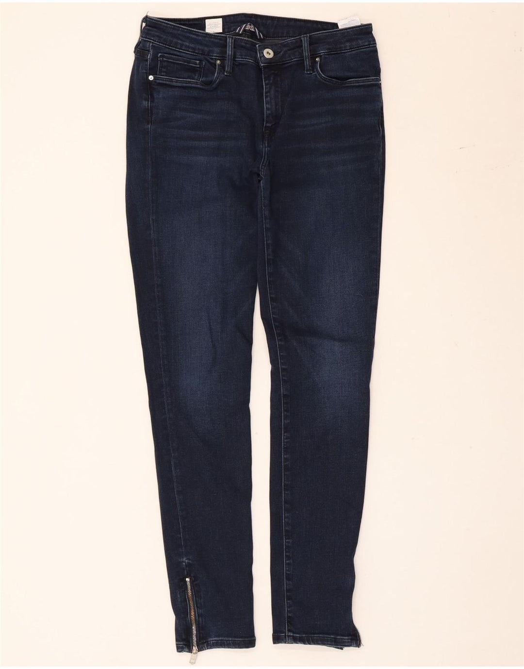 Jeans Jeggings Como da donna Tommy Hilfiger W29 L32 cotone blu navy