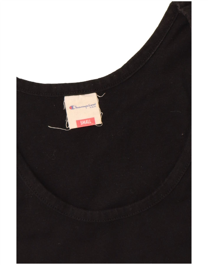 Canotta grafica da donna Champion UK 10 piccola nera
