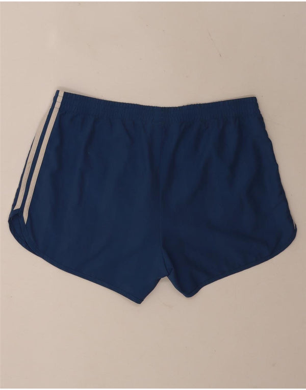 Pantaloncini sportivi Adidas da uomo grandi in poliestere blu