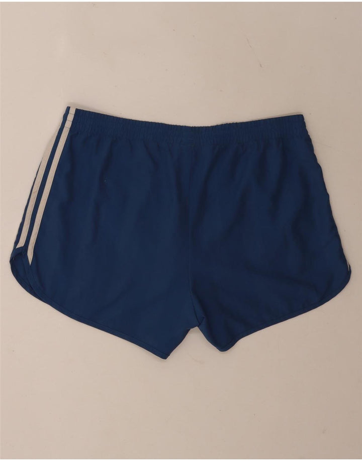 Pantaloncini sportivi Adidas da uomo grandi in poliestere blu