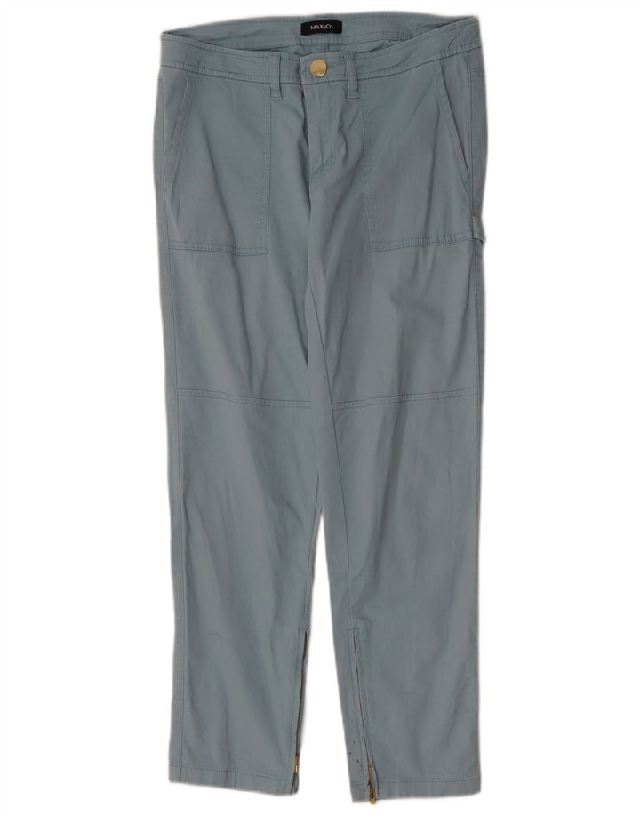 MAX & CO. Pantaloni chino dritti da donna W30 L26 Blu