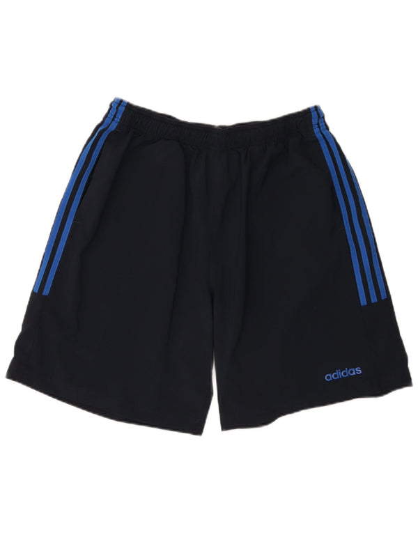 Pantaloncini sportivi da uomo Adidas XL blu navy in poliestere