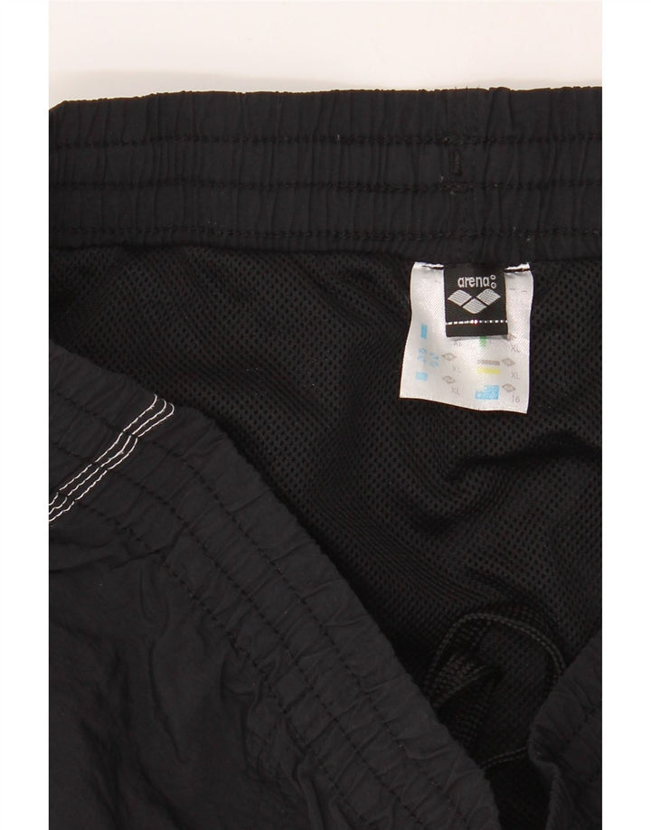 ARENA Mens Sport Shorts XL  Black Polyester Vintage Arena and Second-Hand Arena from Messina Hembry 