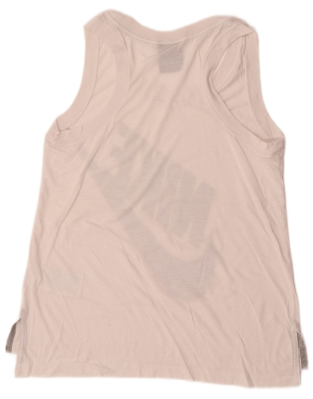 Nike - Canotta grafica da donna, top UK 14, grande, poliestere bianco, sportivo