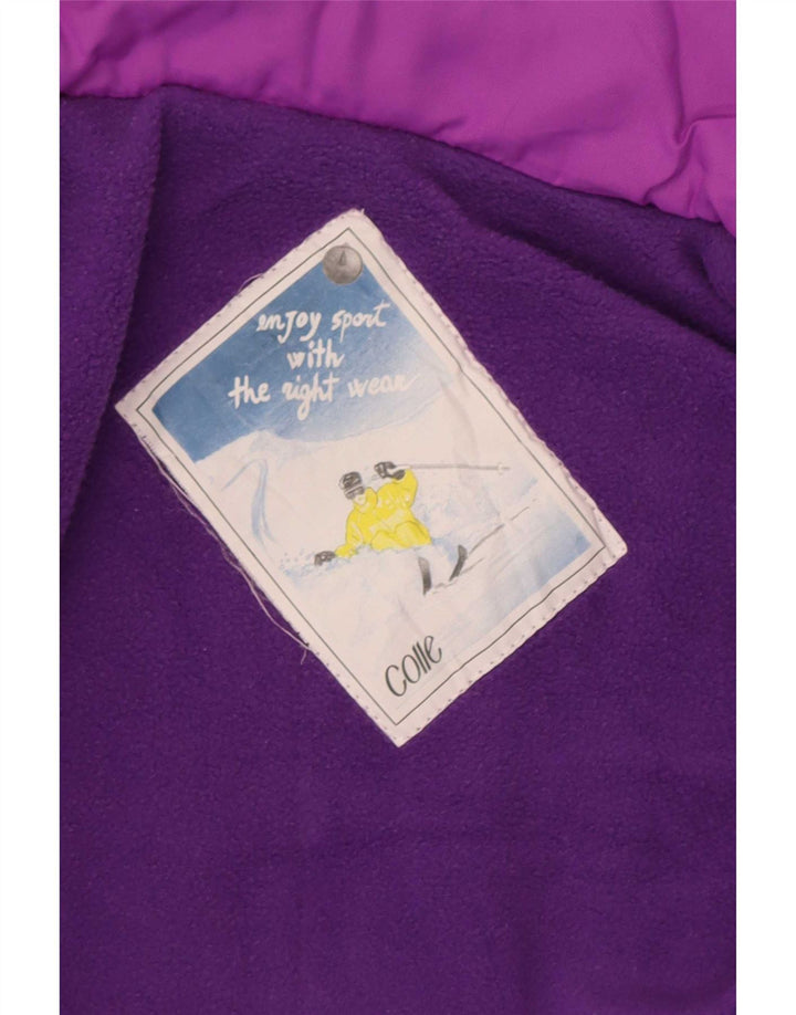 Tuta da sci da donna Colle UK 12 color block viola medio
