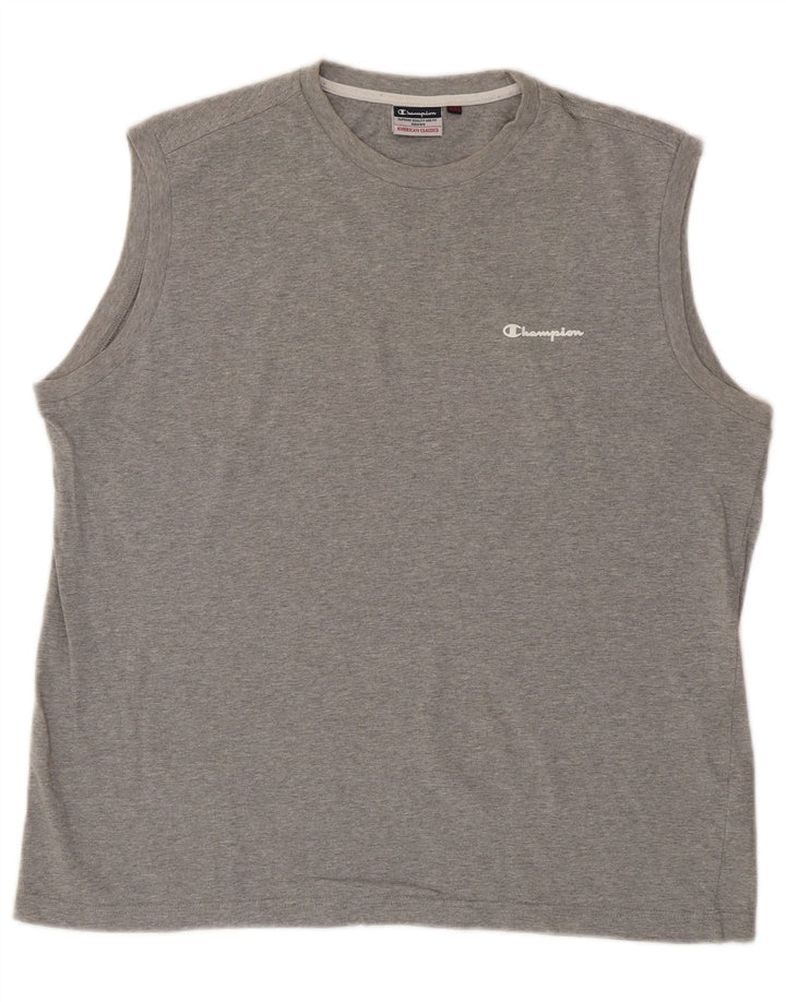 Canotta da donna Champion UK 20 2XL Cotone chiazzato grigio