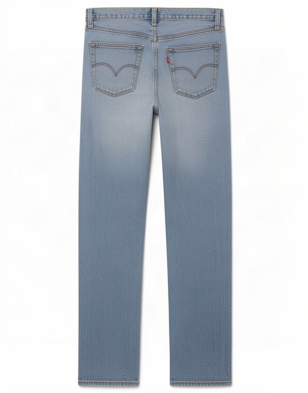 Jeans dritti da uomo Levi's W34 L36 in cotone blu