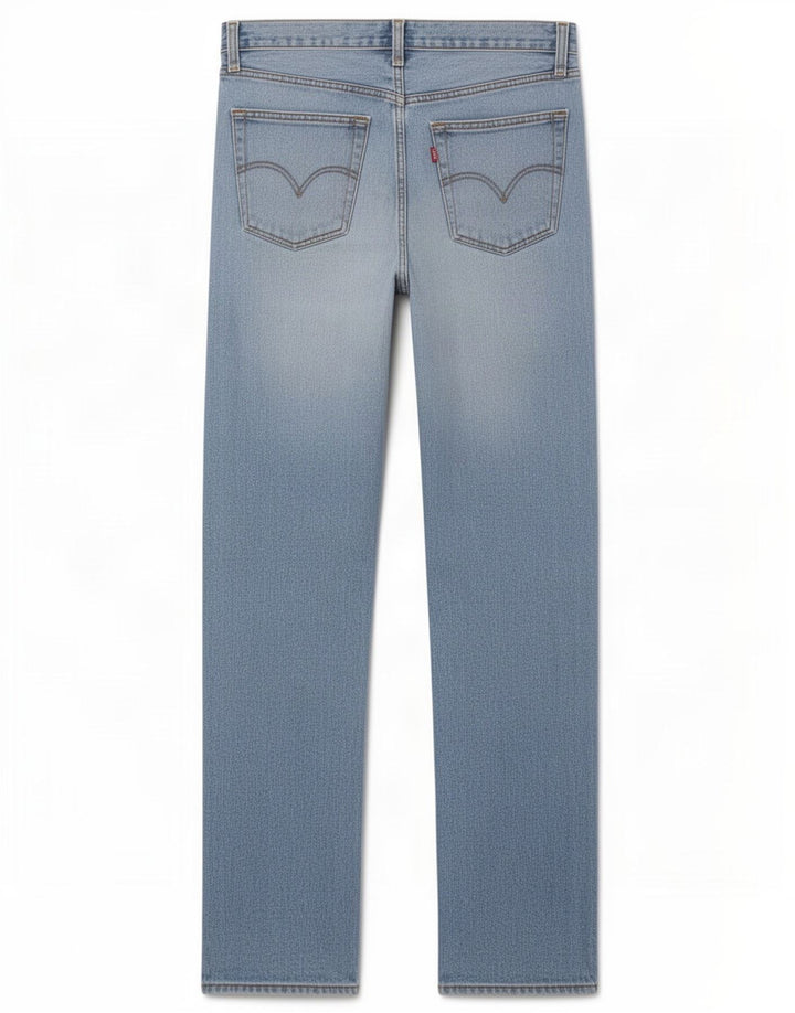 Jeans dritti da uomo Levi's W34 L36 in cotone blu