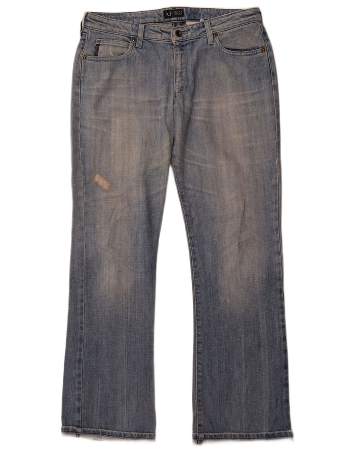 Jeans Bootcut da donna ARMANI W30 L31 cotone blu