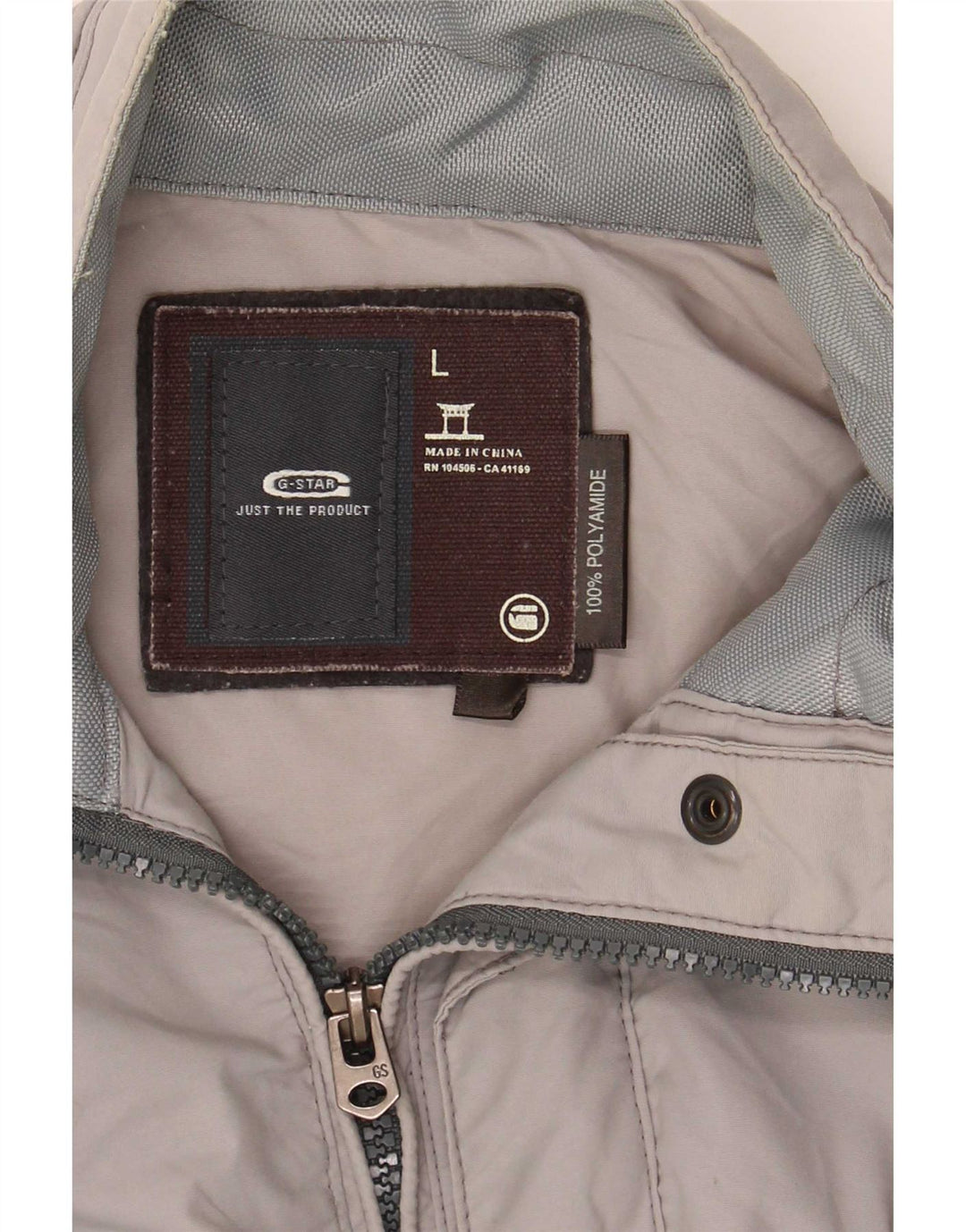 Giacca militare da uomo G-Star UK 40 Large Grigia in poliammide