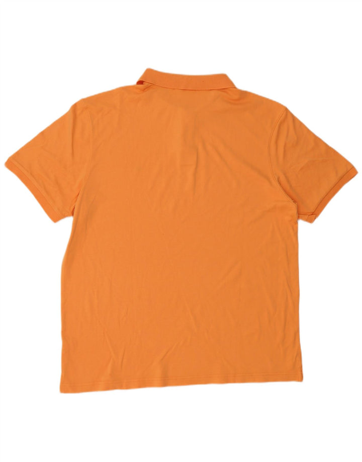 Polo da uomo Calvin Klein XL in cotone arancione
