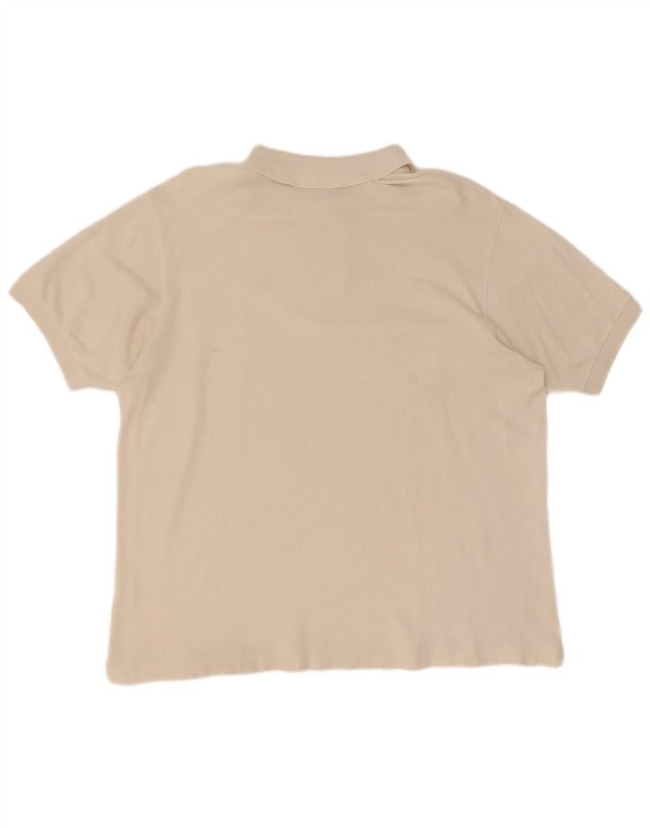 Polo da uomo Lacoste taglia 6 XL bianca