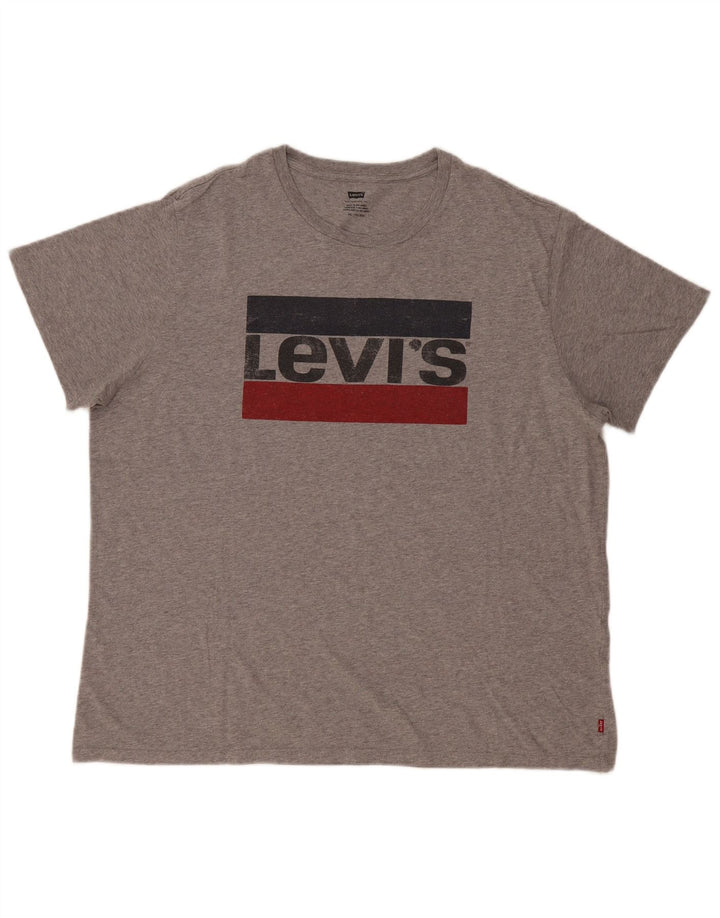 T-shirt grafica da uomo Levi's Top 2XL Grigia