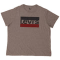T-shirt grafica da uomo Levi's Top 2XL Grigia