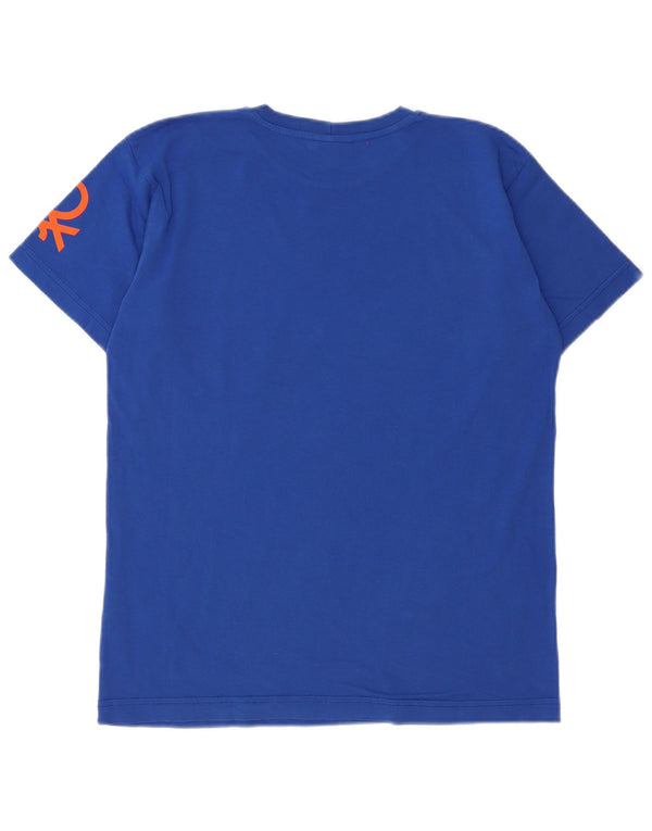 T-shirt grafica Benetton per ragazzi Disney Top 11-12 anni 2XL cotone blu