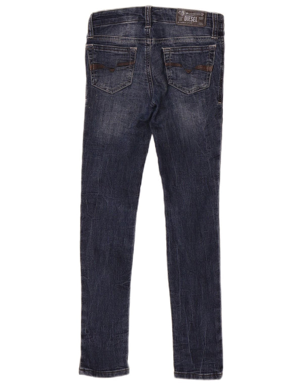 Diesel Jeans Skinny da Bambino 7-8 Anni W22 L24 Cotone Blu