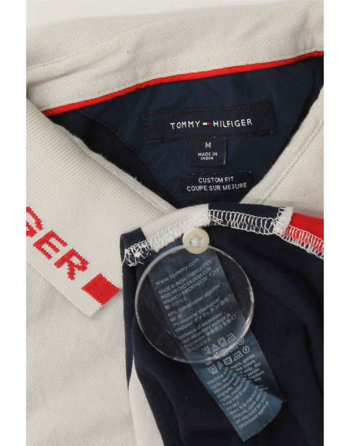Polo grafica da uomo Tommy Hilfiger a righe medie multicolore