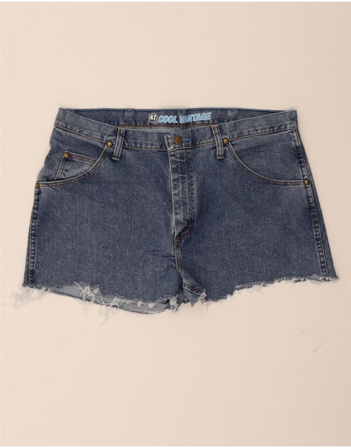 WRANGLER Womens Denim Shorts W36 XL Blue Cotton Vintage Wrangler and Second-Hand Wrangler from Messina Hembry 