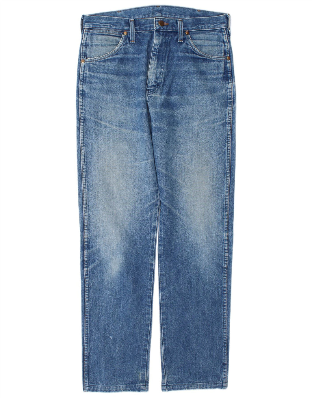 Jeans dritti da uomo Wrangler W32 L31 cotone blu