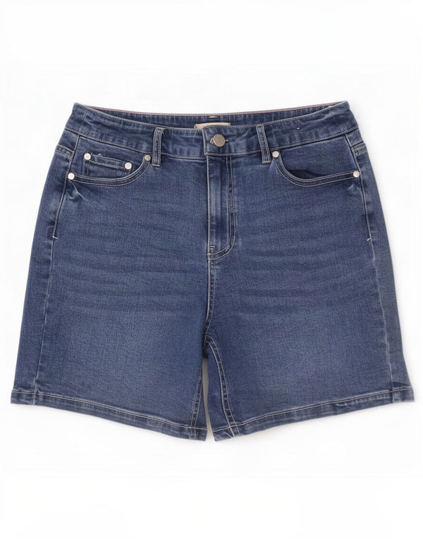 Pantaloncini di jeans da donna Joules UK 12 medi W28 cotone blu