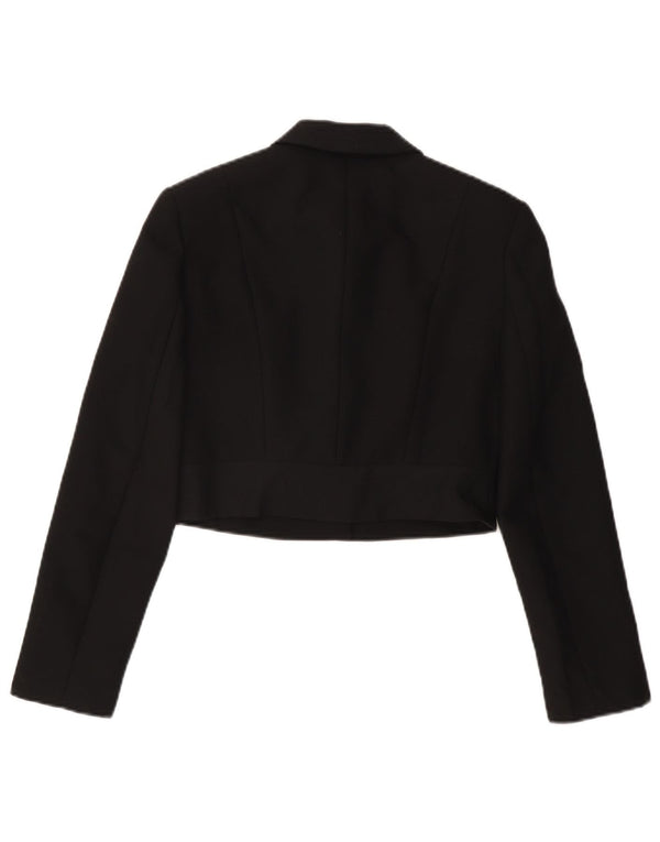 Giacca Bolero Donna VINTAGE IT 42 Viscosa Media Nera
