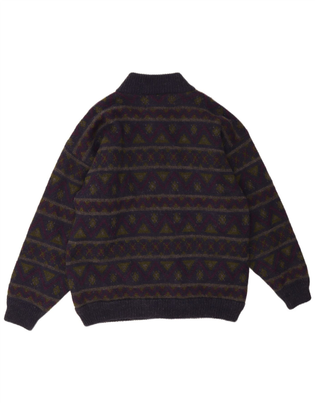 Maglione cardigan da uomo Settebello medio multicolore geometrico