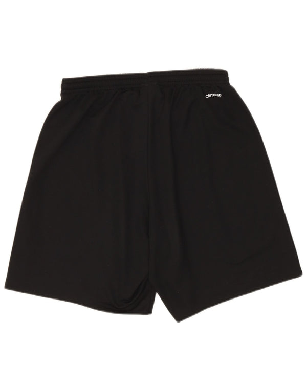 Pantaloncini sportivi Adidas Climalite da uomo piccoli in poliestere nero