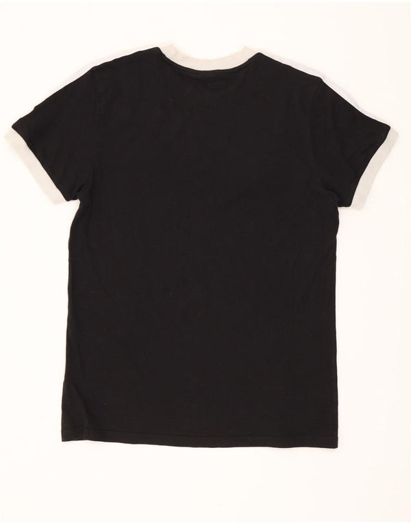 Maglietta Adidas da donna vestibilità ampia UK 8 piccola nera