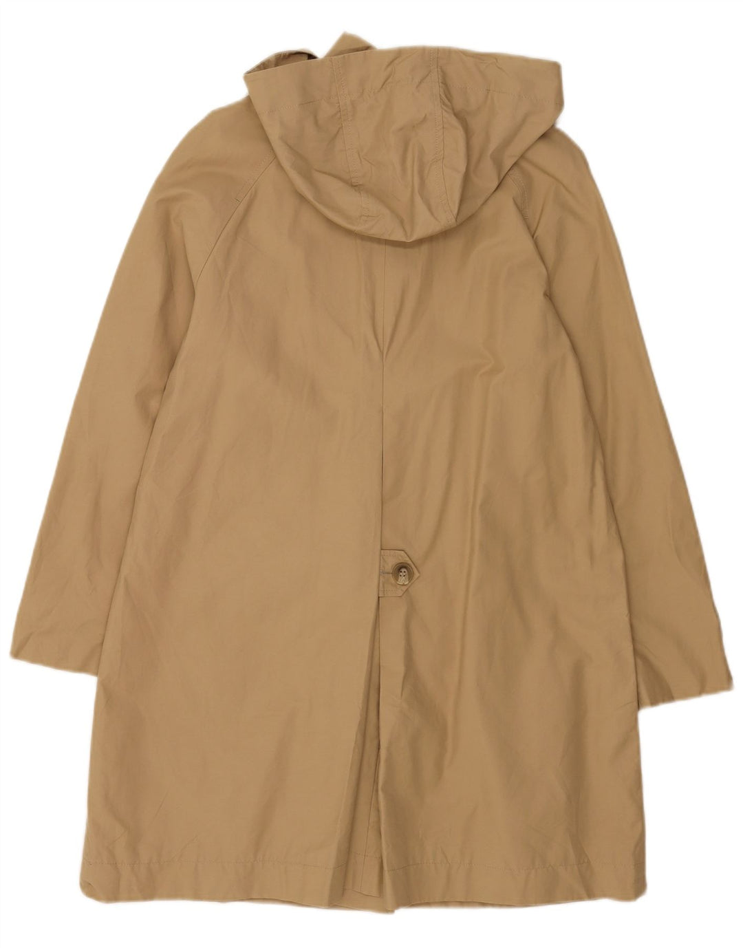 Impermeabile con cappuccio da donna Marks & Spencer UK 12 Cotone beige medio