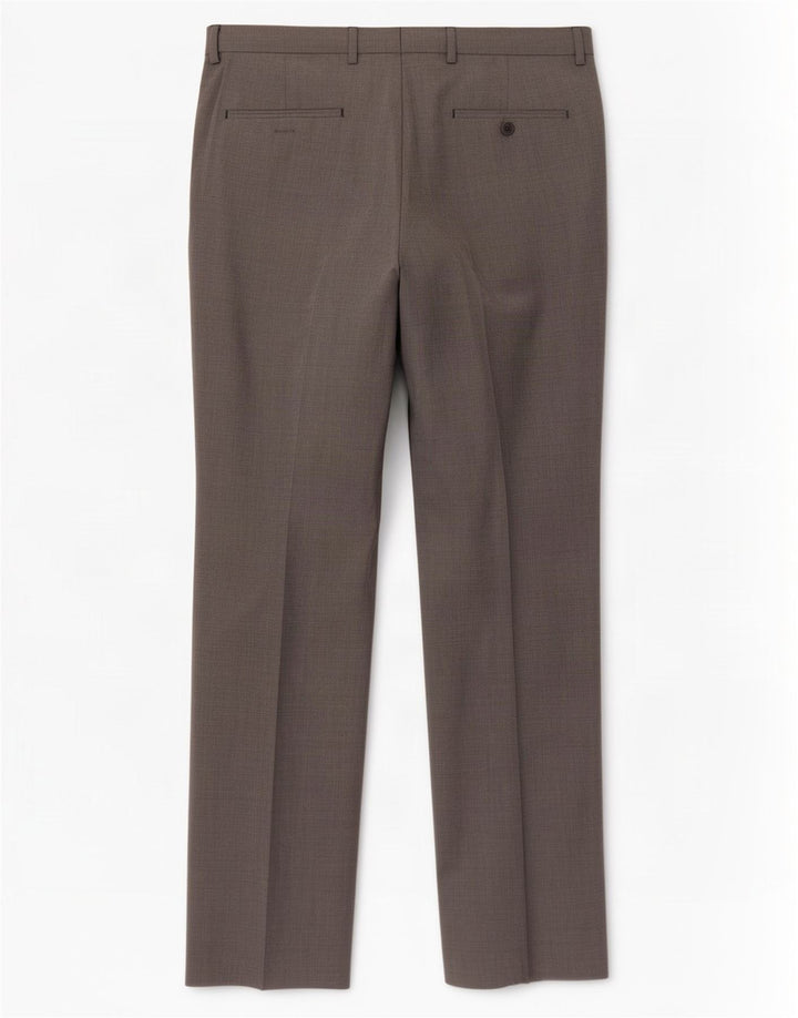 Pantaloni casual da uomo Marks & Spencer su misura W34 L33 poliestere grigio