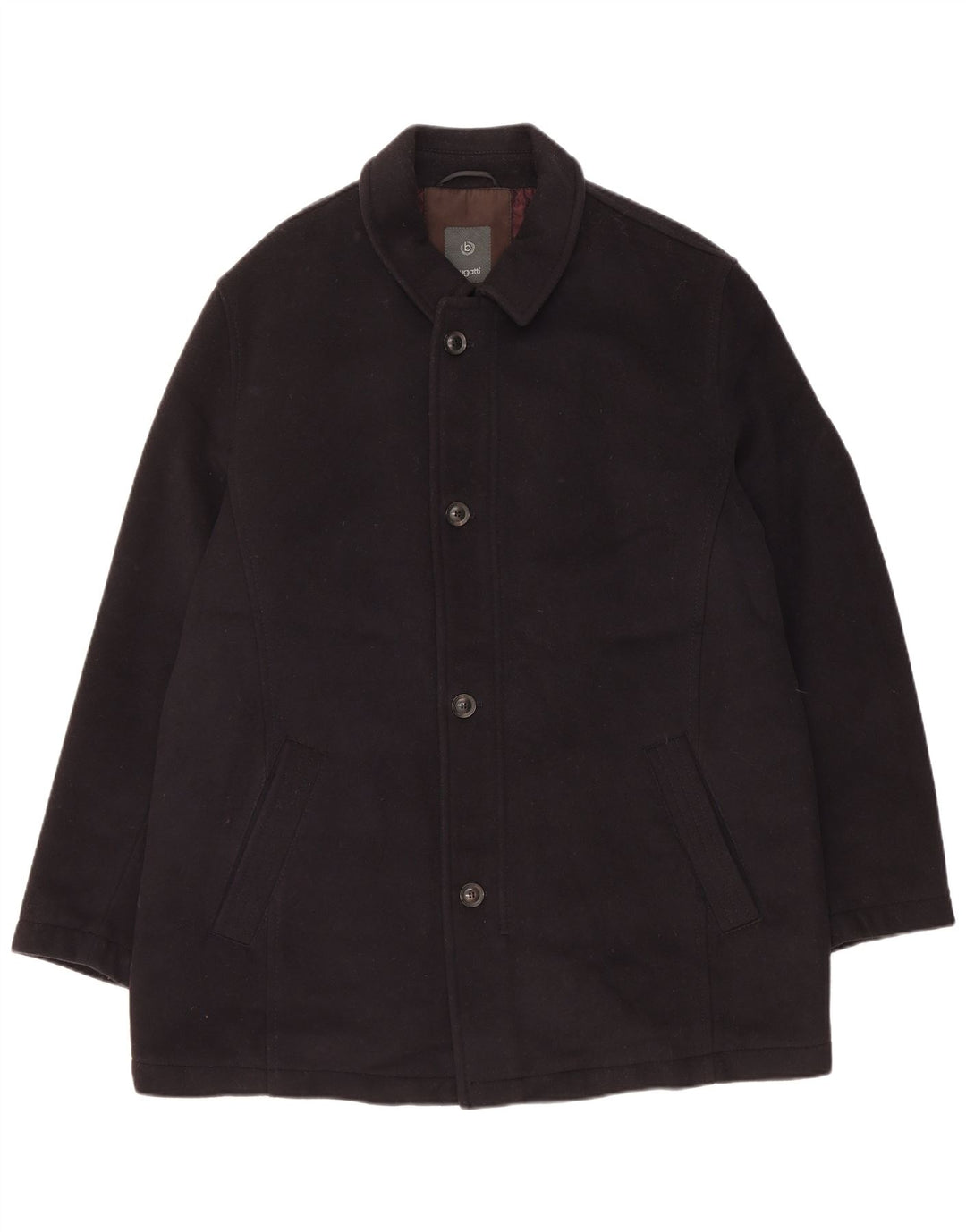 Soprabito da uomo Bugatti UK 42 XL lana nera