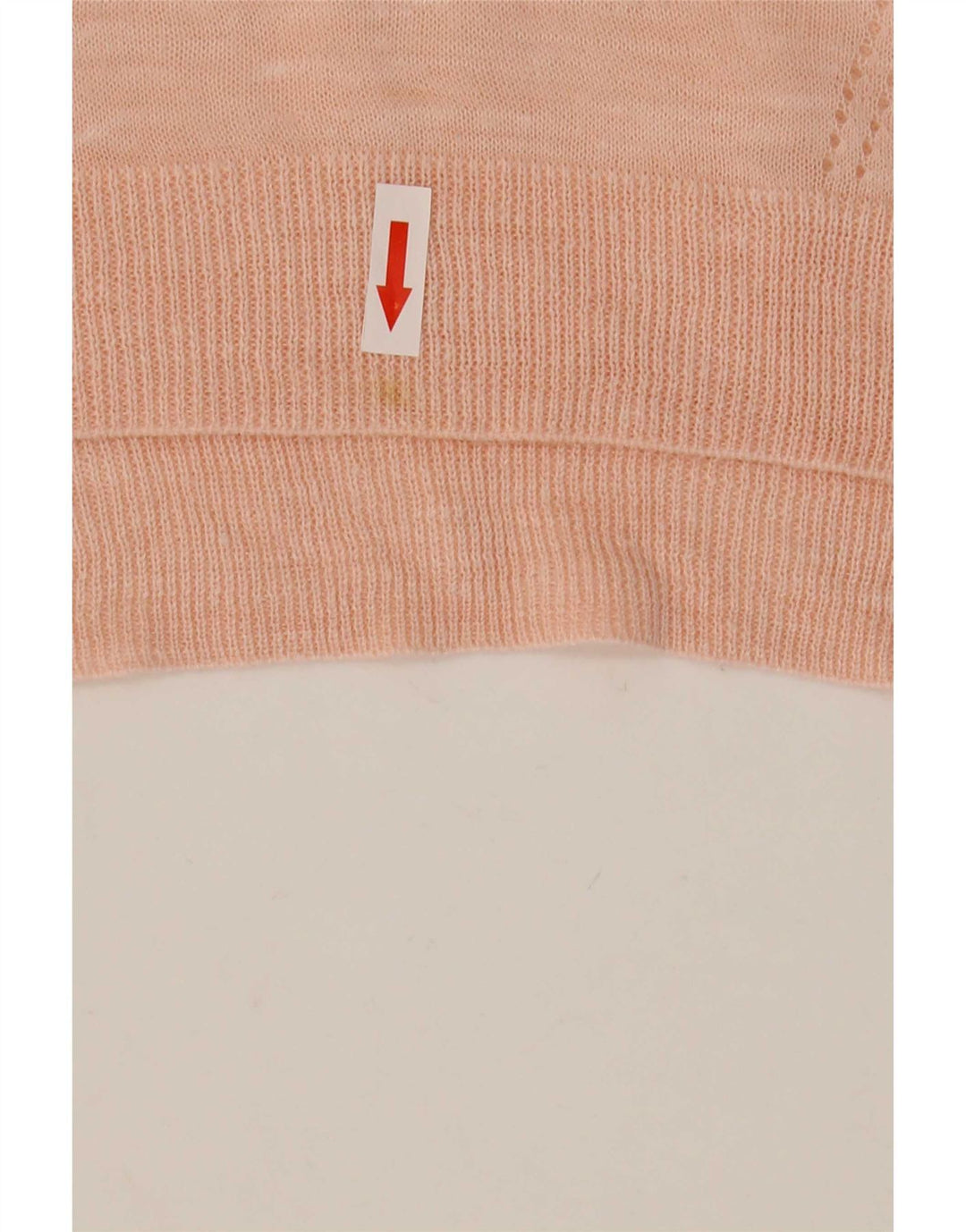 Maglione da donna Marks & Spencer con scollo a V trasparente UK 14 Rosa medio