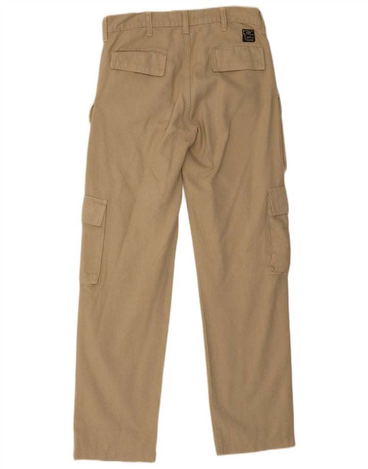 Prendi due pantaloni cargo dritti da uomo W32 L31 in cotone beige
