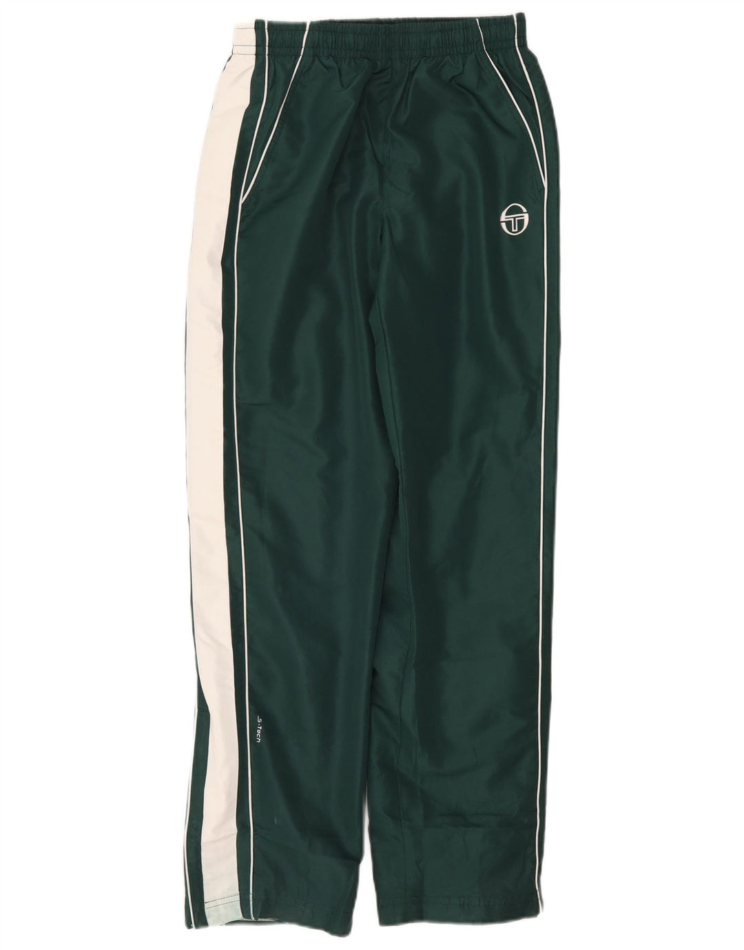 Pantaloni da tuta da uomo Sergio Tacchini Small in poliestere color block verde