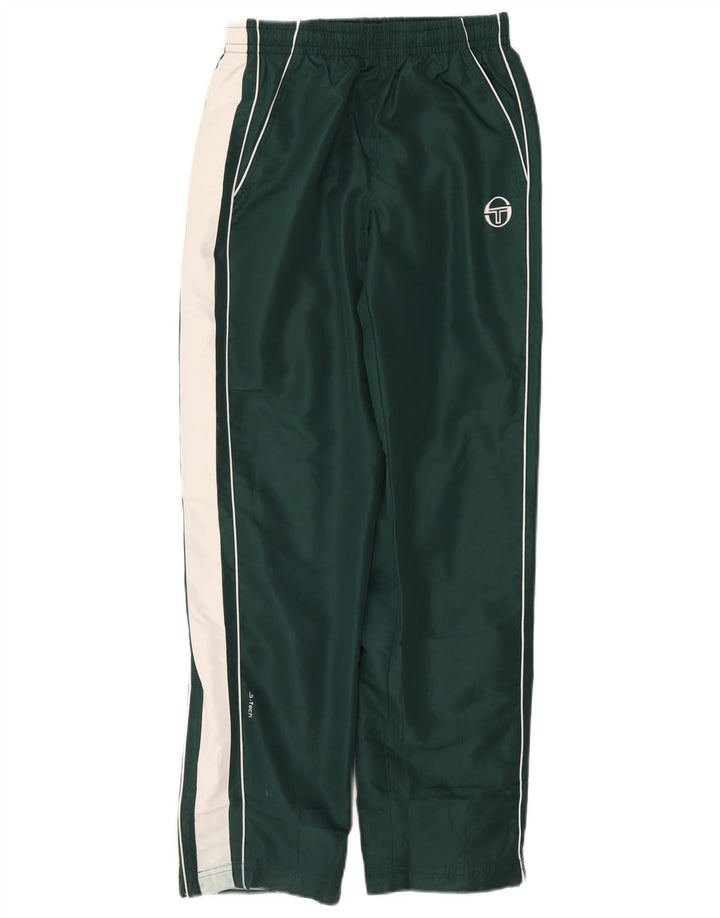 Pantaloni da tuta da uomo Sergio Tacchini Small in poliestere color block verde